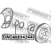 DAC48894244 FEBEST Подшипник ступицы колеса