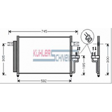 5720151 KUHLER SCHNEIDER Конденсатор, кондиционер