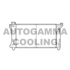 103135 AUTOGAMMA Радиатор, охлаждение двигателя