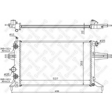 10-26066-SX STELLOX Радиатор, охлаждение двигателя