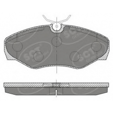 SP 451 SCT Комплект тормозных колодок, дисковый тормоз