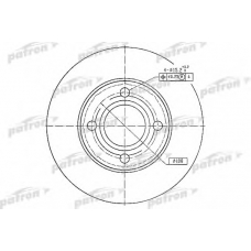 PBD2599 PATRON Тормозной диск
