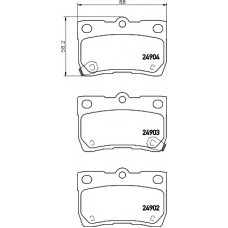 8DB 355 014-861 HELLA PAGID Комплект тормозных колодок, дисковый тормоз