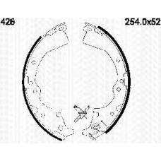 8100 13426 TRIDON Brake shoes