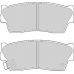 FD6529A NECTO Комплект тормозных колодок, дисковый тормоз