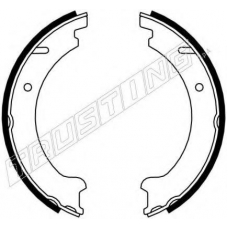 127.272 TRUSTING Комплект тормозных колодок, стояночная тормозная с