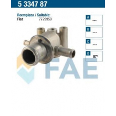 5334787 FAE Термостат, охлаждающая жидкость