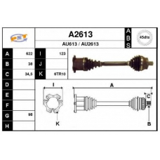 A2613 SNRA Приводной вал