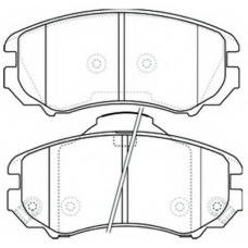 AKD-0377 ASVA Комплект тормозных колодок, дисковый тормоз