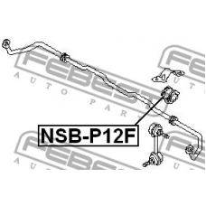 NSB-P12F FEBEST Опора, стабилизатор