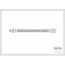 19018674 CORTECO Тормозной шланг
