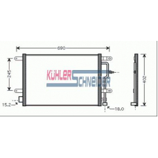 5020011 KUHLER SCHNEIDER Конденсатор, кондиционер