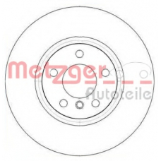 23-1260C METZGER Тормозной диск