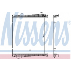 6378750 NISSENS Радиатор, охлаждение двигателя