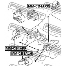 MM-CB4ARR FEBEST Подвеска, двигатель