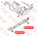 MI0210R VTR Сайлентблок рычага mitsubishi