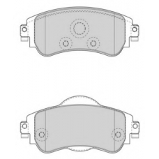 FD7501A NECTO Комплект тормозных колодок, дисковый тормоз