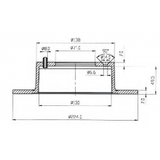 BDC3216 QUINTON HAZELL Тормозной диск