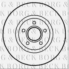 BBD5305 BORG & BECK Тормозной диск