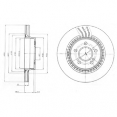 BG4226C DELPHI Тормозной диск