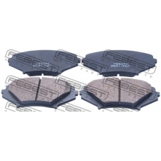 0501-FEF FEBEST Комплект тормозных колодок, дисковый тормоз