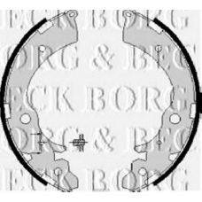 BBS6218 BORG & BECK Комплект тормозных колодок