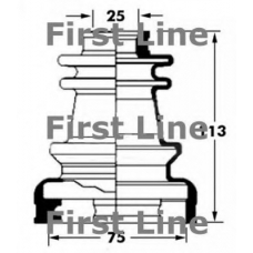 FCB6030 FIRST LINE Пыльник, приводной вал