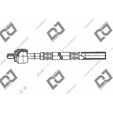 DR1079 DJ PARTS Осевой шарнир, рулевая тяга