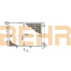 2108447 BEHR Radiator