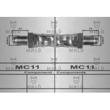 80625 Malo Тормозной шланг