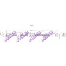 H4891 Brovex-Nelson Тормозной шланг