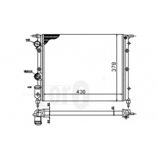 042-017-0035 LORO Радиатор, охлаждение двигателя