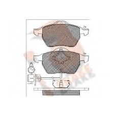 RB0808 R BRAKE Комплект тормозных колодок, дисковый тормоз