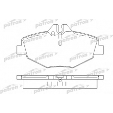 PBP1414 PATRON Комплект тормозных колодок, дисковый тормоз