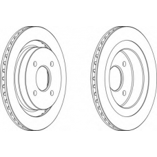 DDF338-1 FERODO Тормозной диск