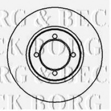 BBD4859 BORG & BECK Тормозной диск