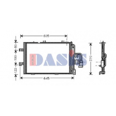 152018N AKS DASIS Конденсатор, кондиционер