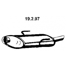 19.2.97 EBERSPACHER Глушитель выхлопных газов конечный