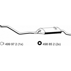 111249 ERNST Глушитель выхлопных газов конечный