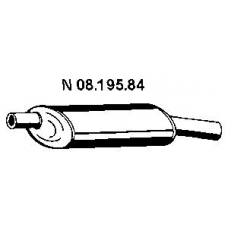 08.195.84 EBERSPACHER Глушитель выхлопных газов конечный