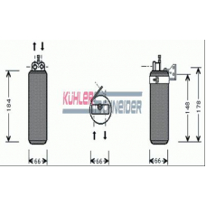 8912701 KUHLER SCHNEIDER Осушитель, кондиционер