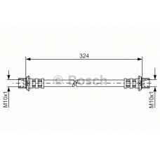 1 987 481 016 BOSCH Тормозной шланг