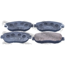 0101-GXE10F FEBEST Комплект тормозных колодок, дисковый тормоз