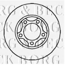 BBD4839 BORG & BECK Тормозной диск