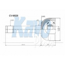 CV-6528 KAVO PARTS Шарнирный комплект, приводной вал