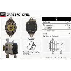 DRA9570 DELCO REMY Генератор