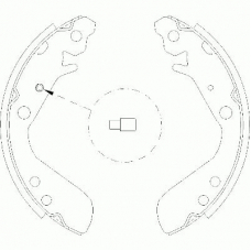 Z4156.00 WOKING Комплект тормозных колодок