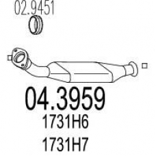 04.3959 MTS Катализатор