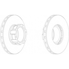 FCR162A FERODO Тормозной диск