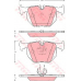 GDB1527 TRW Комплект тормозных колодок, дисковый тормоз